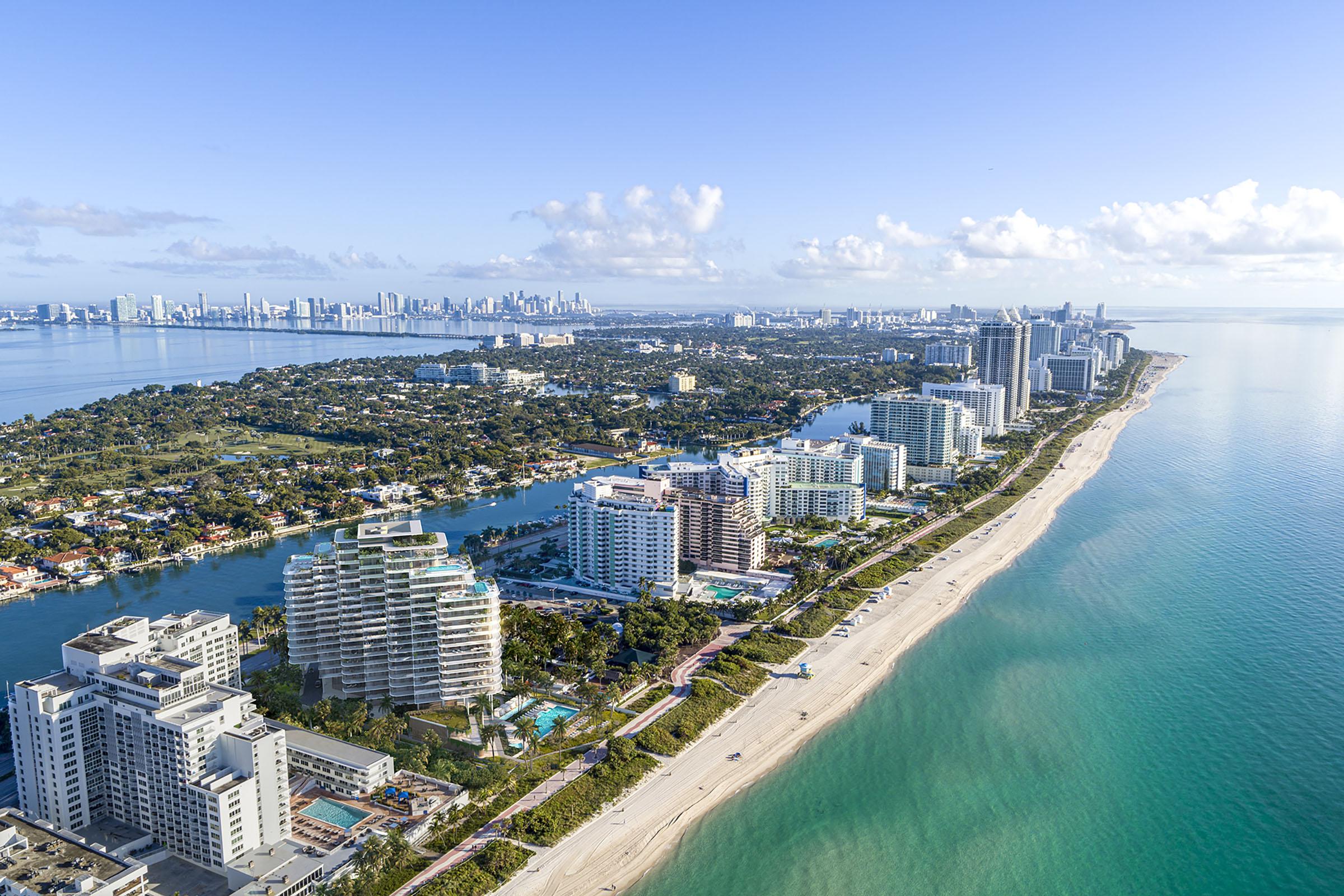 Rendering of Aerial View of Perigon Miami Beach